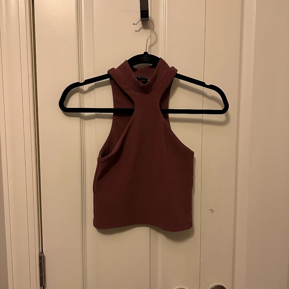 ZARA Ribbed Crop Top Size Small